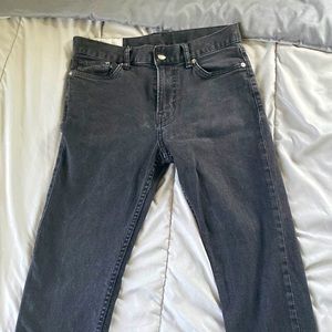 H&M men’s slim fit black jeans